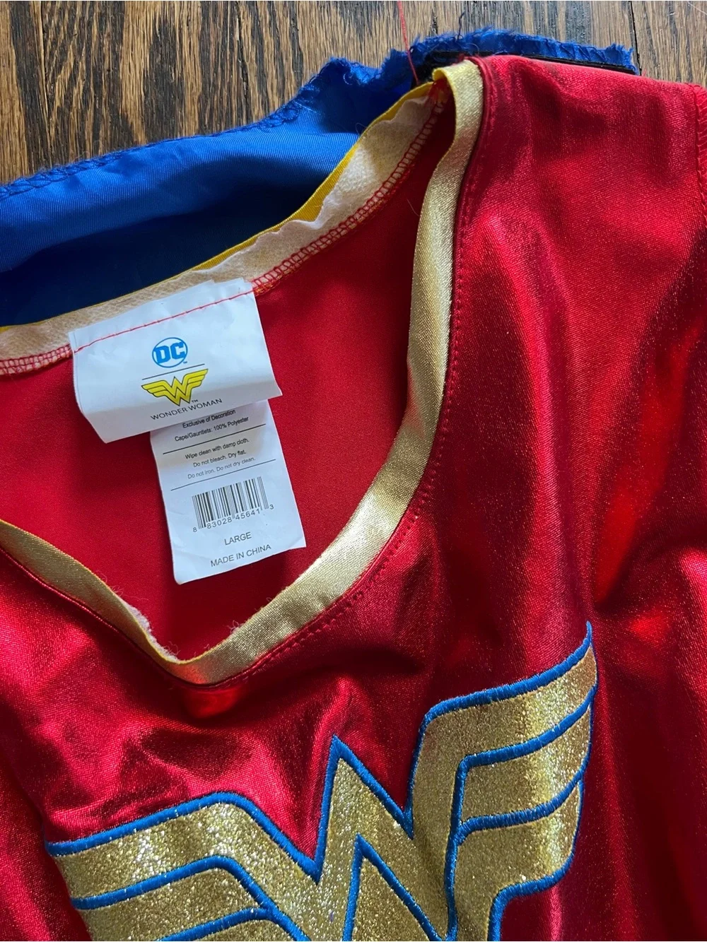 Size large kids Wonder Woman costume